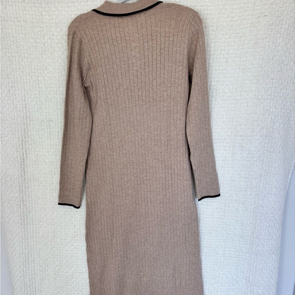 NWT Tan Ribbed Knit Dress✨ - Picture 12 of 12